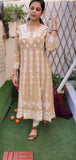 Cotton Chikankari Anarkali